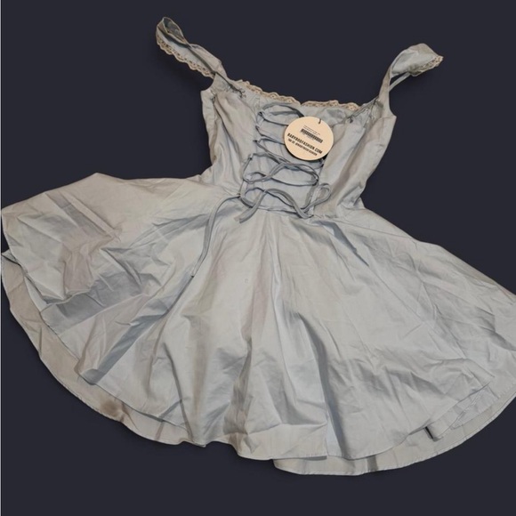 Babyboo ANTONELLA MINI DRESS - BLUE NWT - Picture 5 of 5